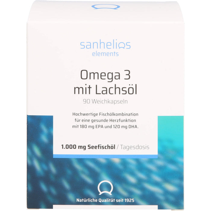 Sanhelios Omega 3 mit Lachsöl, 90 St KAP