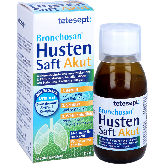 tetesept Bronchosan Husten Akut Saft, 117 g SAF