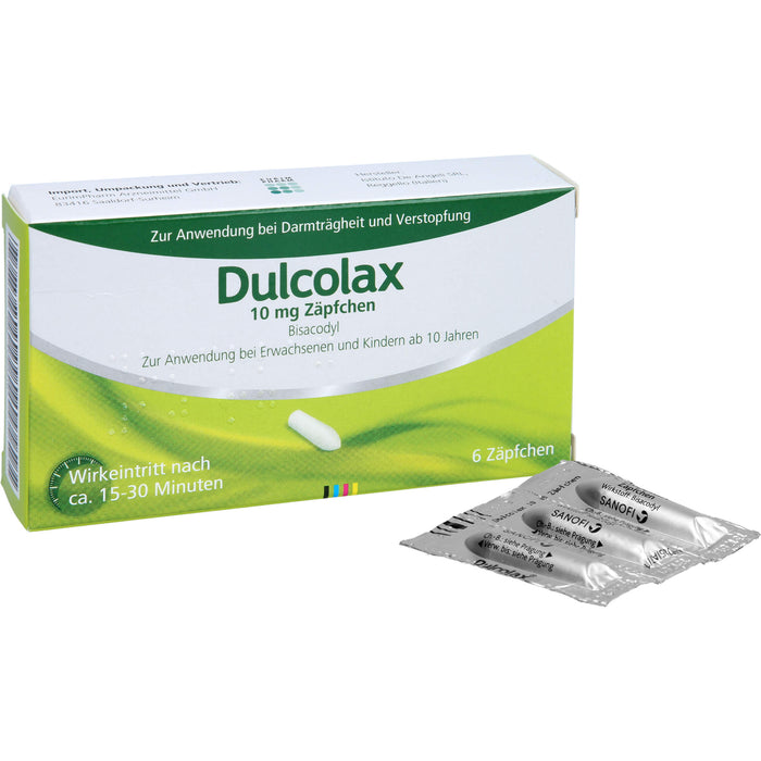 Dulcolax Zäpfchen Reimport EurimPharm, 5 pcs. Suppositories