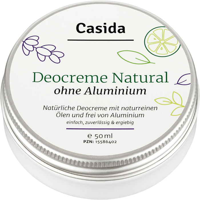 Deocreme ohne Aluminium Natural, 50 ml CRE