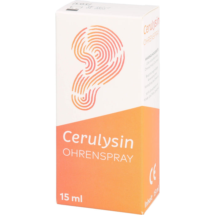 Cerulysin Ohrenspray zur regelmäßigen Reinigung des Ohres, 15 ml Solution