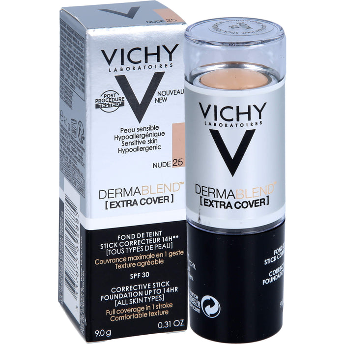 VICHY Dermablend Extra Cover Stick 14h Nr. 25, 9 g Plume