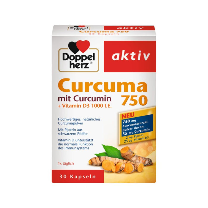 Doppelherz Curcuma 750, 30 St KAP