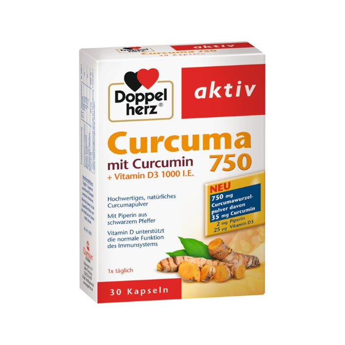 Doppelherz Curcuma 750, 30 St KAP