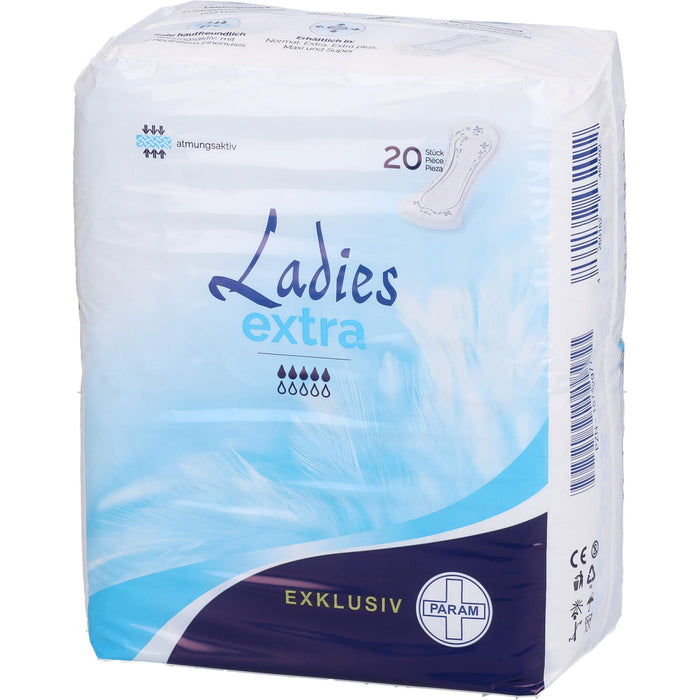 PARAM LADIES EXKLUSIV EXTRA-PLUS Inkontinenz- Einl, 20 St