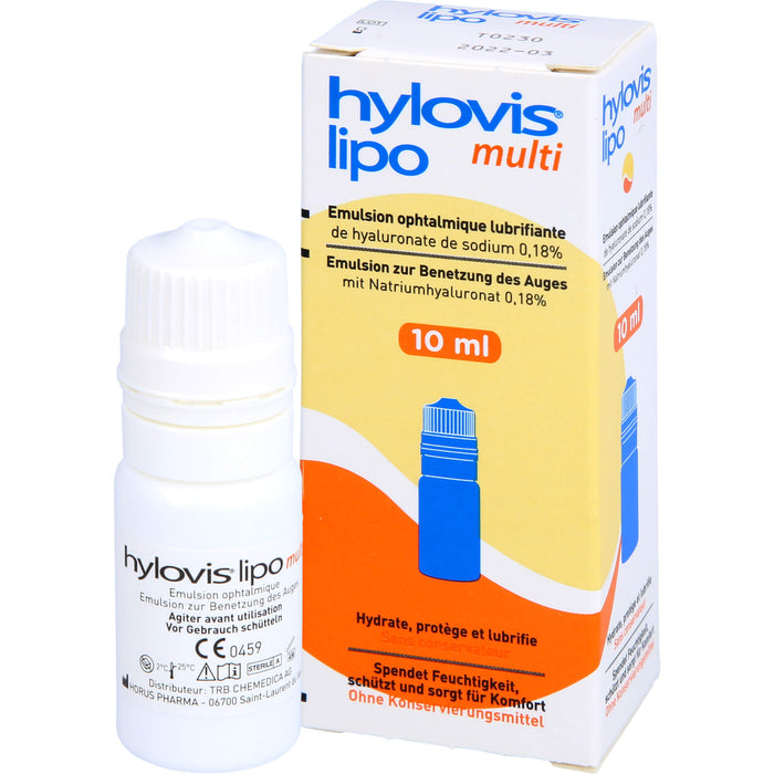 Hylovis lipo multi Augentropfen spendet Feuchtigkeit, 10 ml Lösung