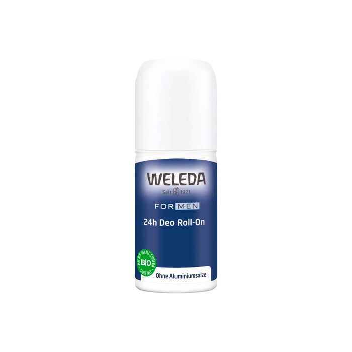 WELEDA For Men 24h Deo Roll-On, 50 ml Creme