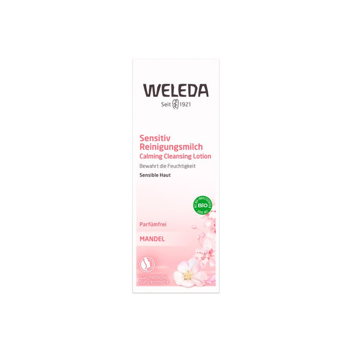 WELEDA Sensitiv Reinigungsmilch Mandel, 75 ml MIL