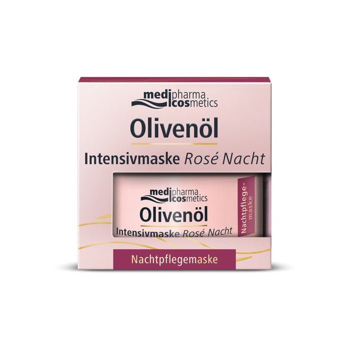 medipharma cosmetics Olivenöl Intensivmaske Rosé Nacht, 50 ml Crème