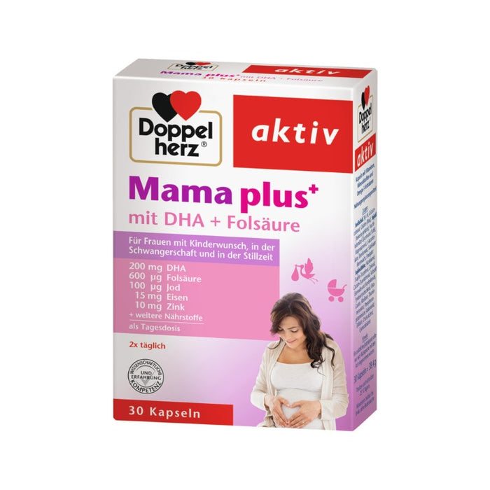 Doppelherz Mama Plus mit DHA+Folsäure, 30 St KAP