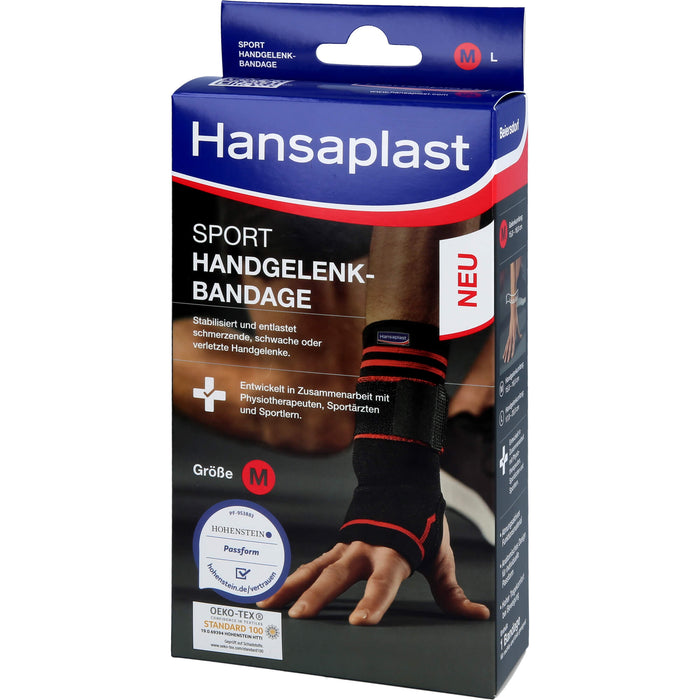 Hansaplast Sport Handgelenk-Bandage Größe M, 1 pc Bandage