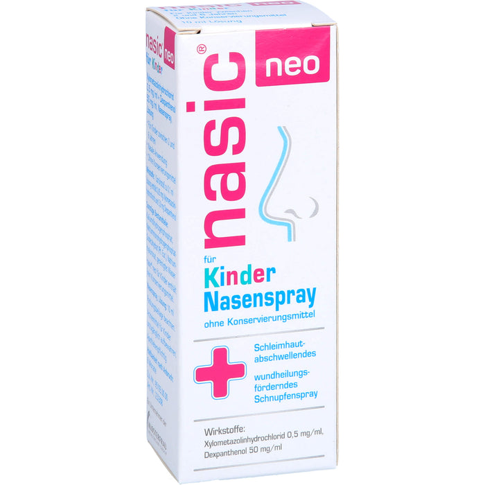 nasic neo für Kinder Schnupfenspray, 10 ml Solution