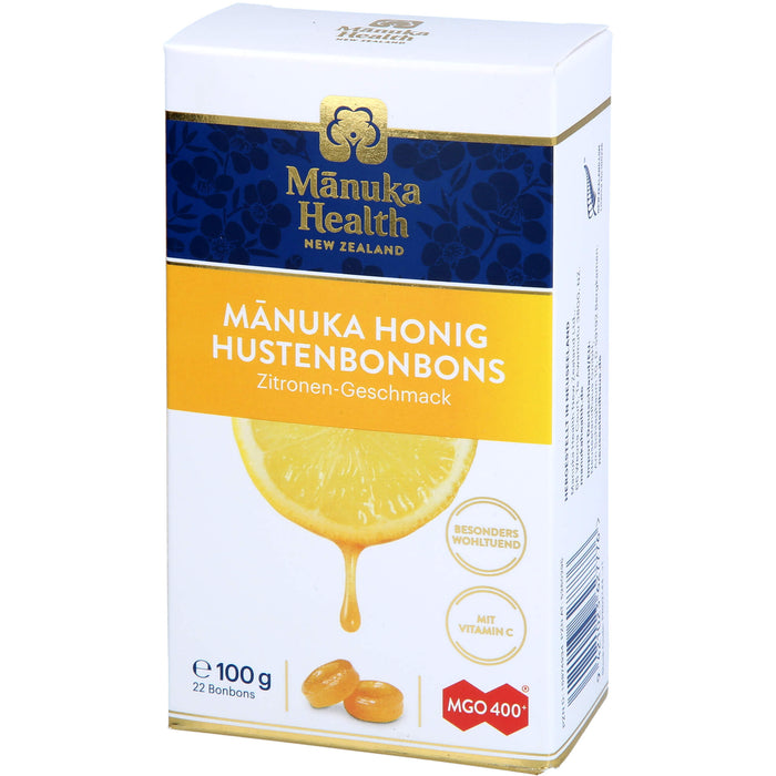 Manuka Health MGO 400+ Zitronen Lutschbonbons, 100 g BON