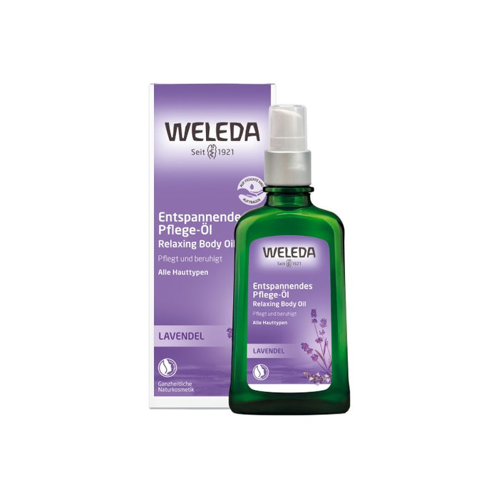 WELEDA Lavendel entspannendes Pflege-Öl, 100 ml Huile