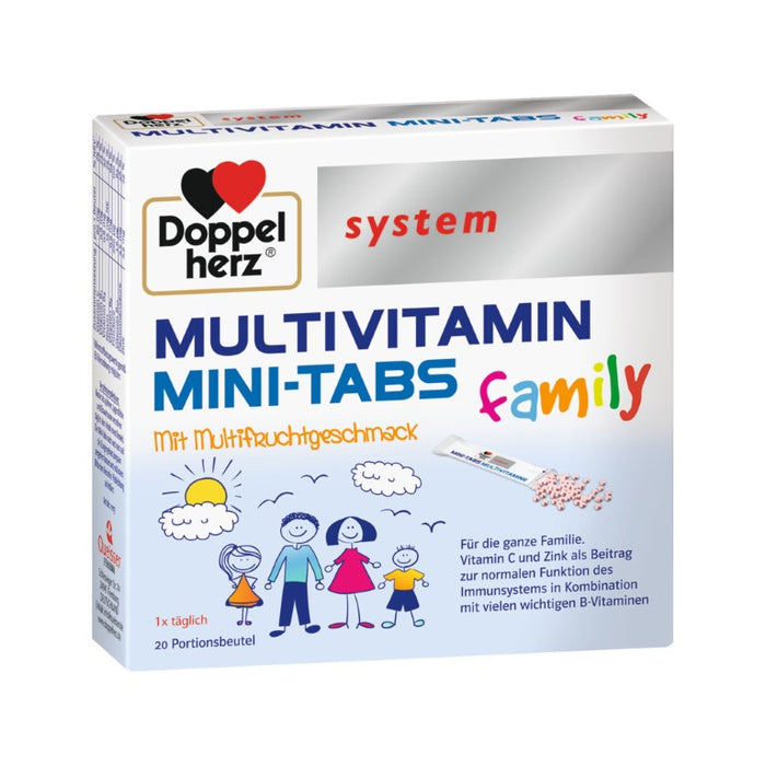 Doppelherz System Multivitamin Mini-Tabs Family, 20 pcs. Sachets