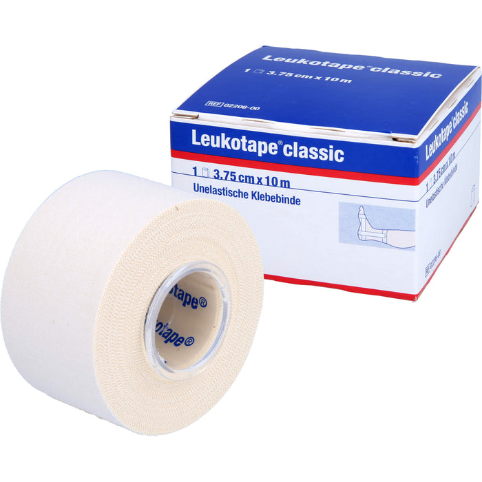 LEUKOTAPE Classic 3,75 cm x 10 m weiss unelastische Klebebinde, 1 pc pansement