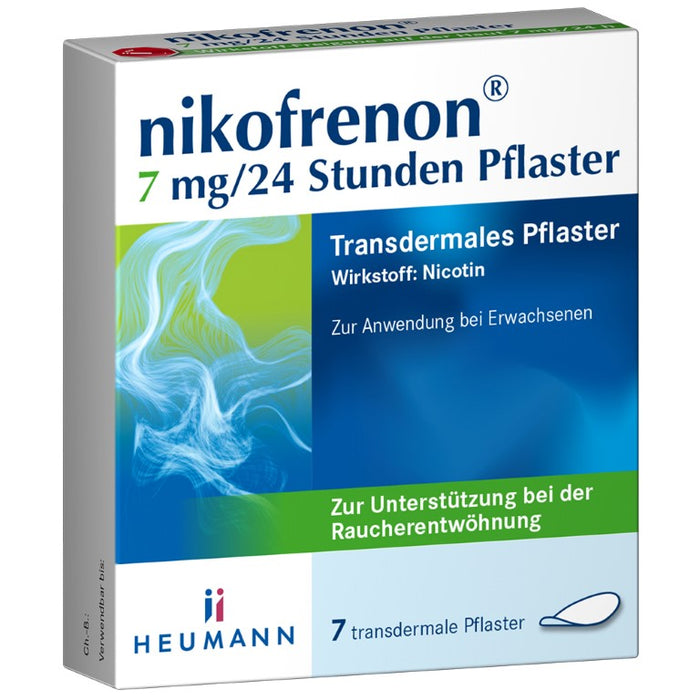 nikofrenon 7 mg/24 Stunden Pflaster, 7 pc Pansement