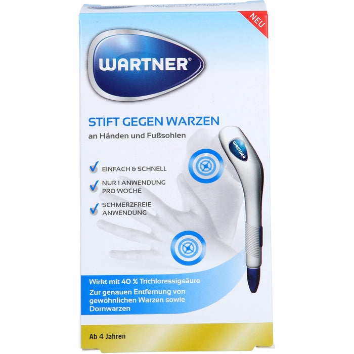 Wartner Stift gegen Warzen 2,0, 1 pc Plume