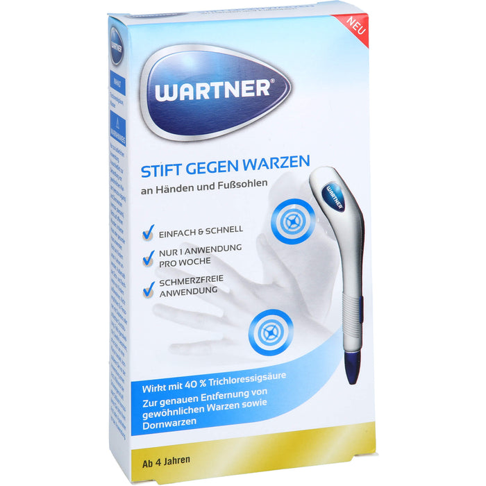 Wartner Stift gegen Warzen 2,0, 1 pc Plume