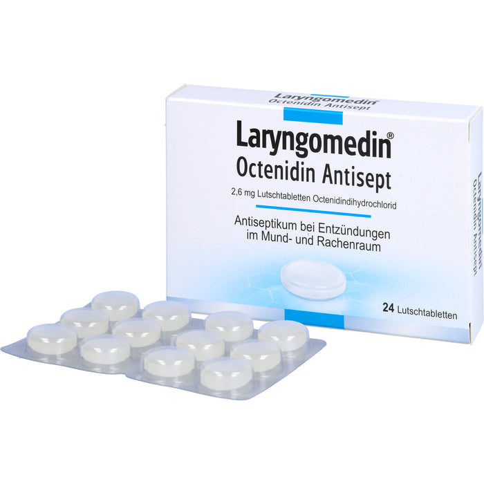 Laryngomedin Octenidin Antisept 2,6 mg Lutschtabletten, 24 pcs. Tablets