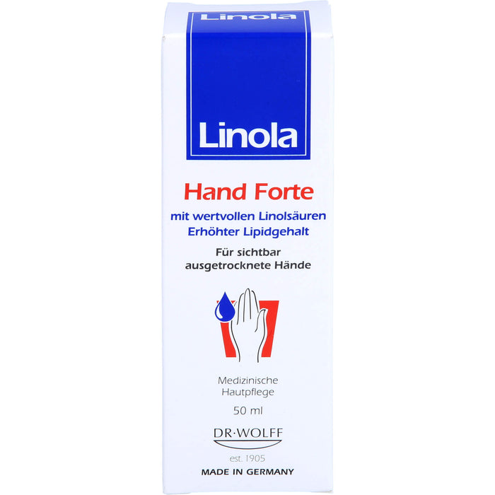 Linola Hand Forte Hautpflege, 50 ml Crème