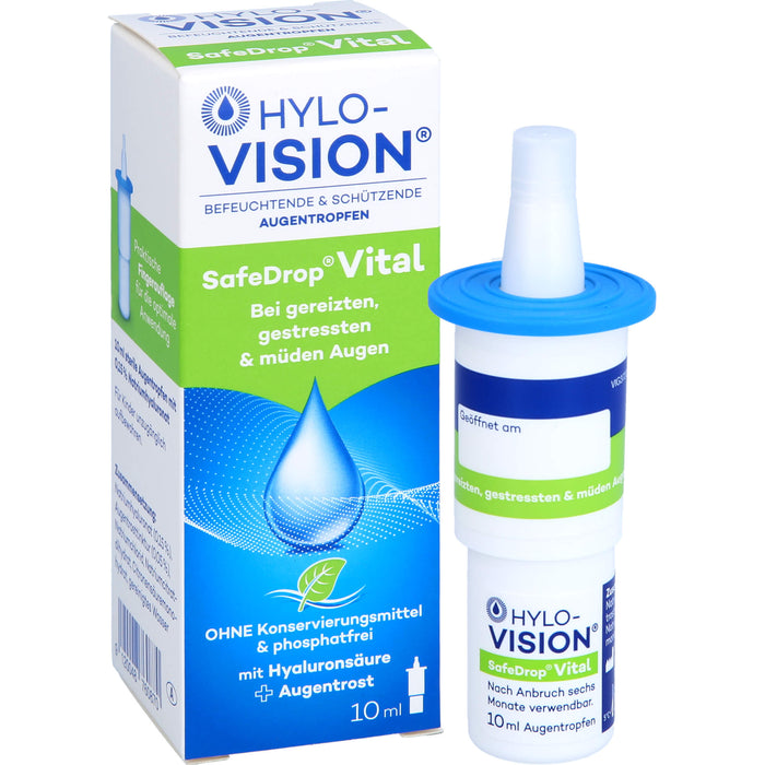 HYLO-VISION SafeDrop Vital Augentropfen, 10 ml Lösung