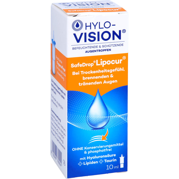 Hylo-Vision SafeDrop Lipocur, 10 ml Solution