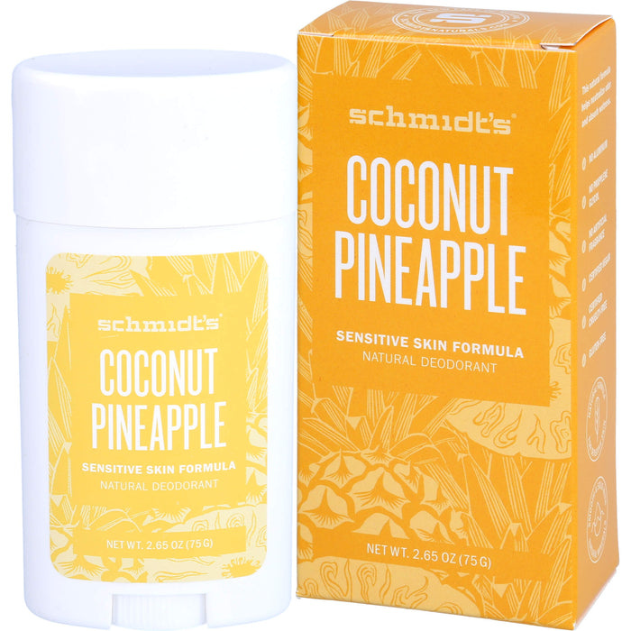 Schmidts DEO STICK Sensitive COCONUT & PINEAPPLE, 75 g XPK