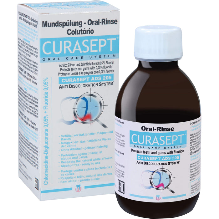 CURASEPT 0,05% Chlorhexidin - ADS 205 Mundspülung, 200 ml Solution