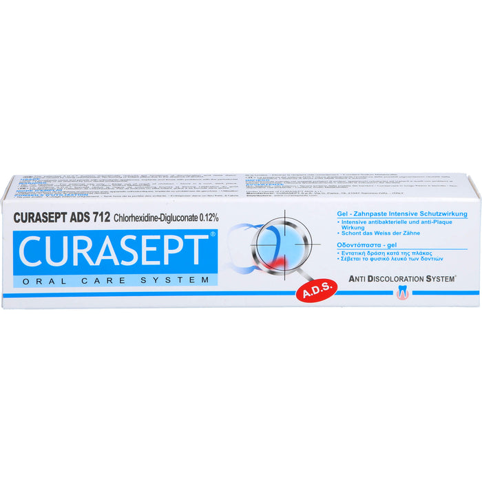 CURASEPT Zahnpasta 0,12% CHX - ADS 712, 75 ml Crème