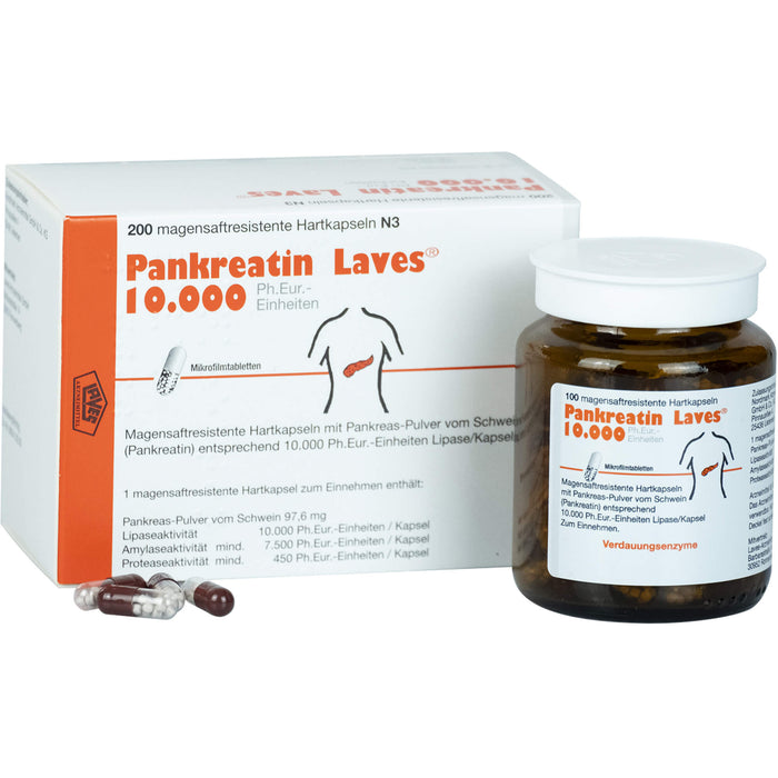 Pankreatin Laves 10.000 Ph, 200 St HKM