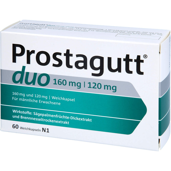 Prostagutt duo 160 mg / 120 mg, Weichkapseln, 60 pcs. Capsules