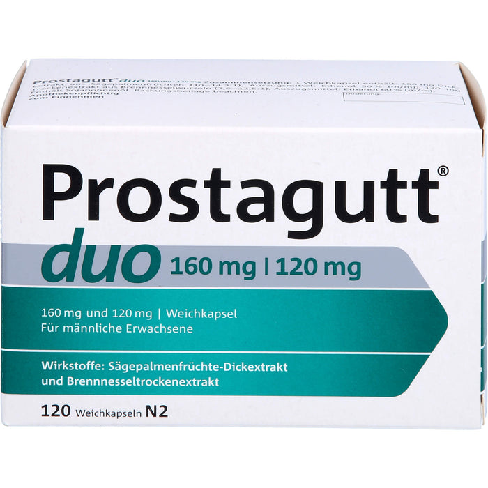 Prostagutt duo 160 mg / 120 mg, Weichkapseln, 120 pcs. Capsules