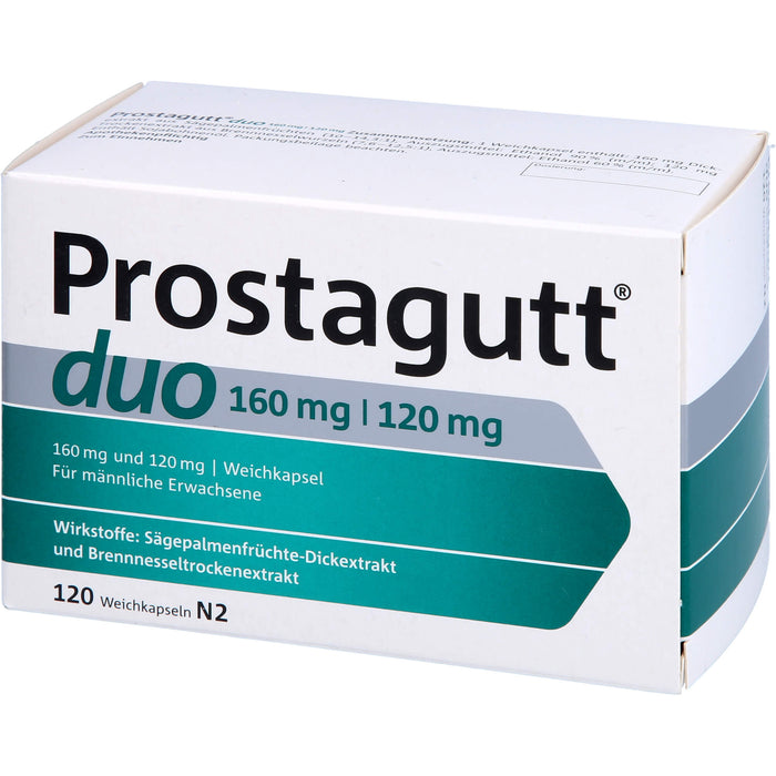 Prostagutt duo 160 mg / 120 mg, Weichkapseln, 120 pc Capsules