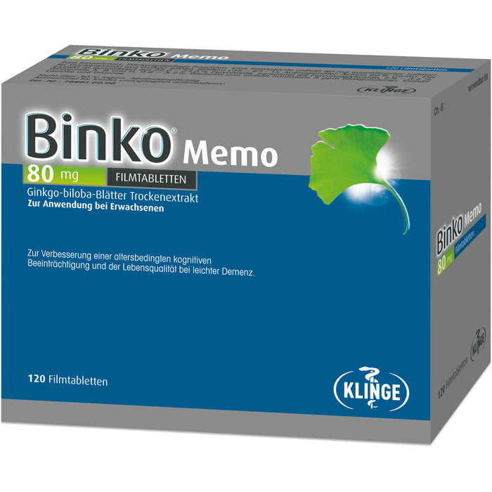 Binko Memo 80 mg Filmtabletten, 120 St FTA