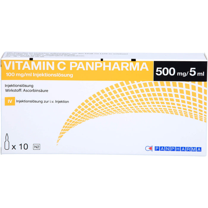 Vitamin C Panphar 100mg/ml, 10X5 ml ILO