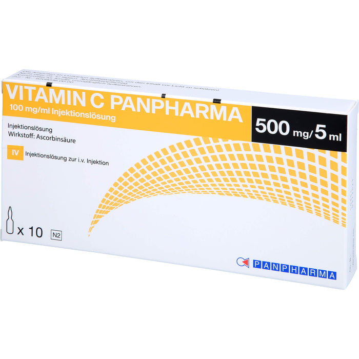 Vitamin C Panphar 100mg/ml, 10X5 ml ILO