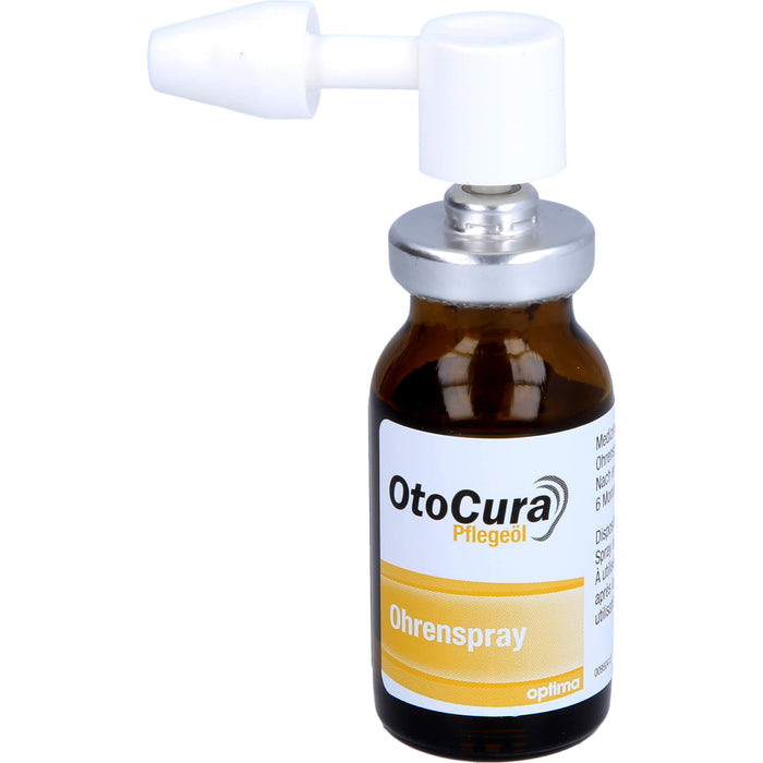 OtoCura Pflegeöl, Ohrenspray zur Pflege und Reinigung des äußeren Gehörgangs, 10 ml Solution