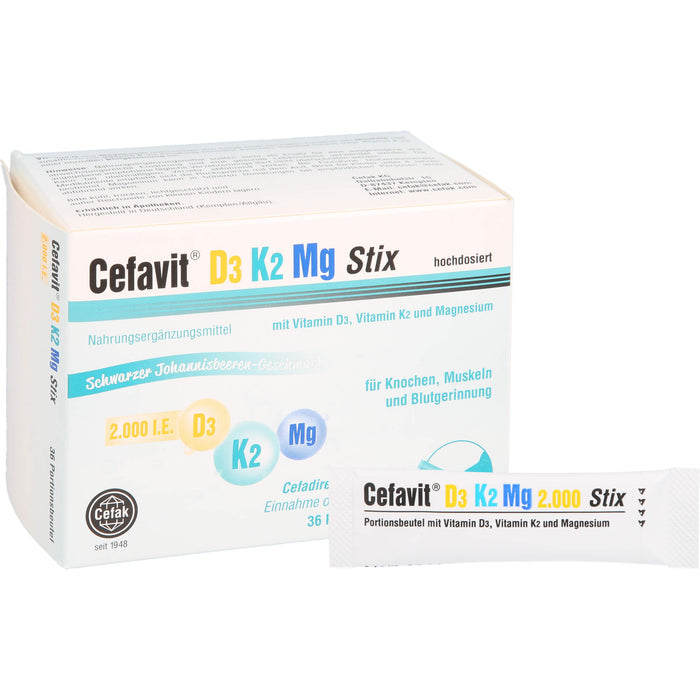 Cefavit D3 K2 Mg 2000ie St, 36 St GRA