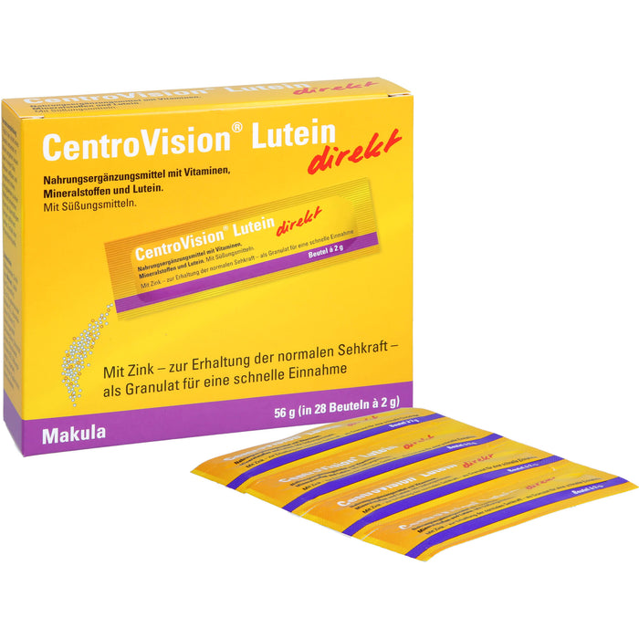 Centrovision Lutein Direkt, 28 St GRA