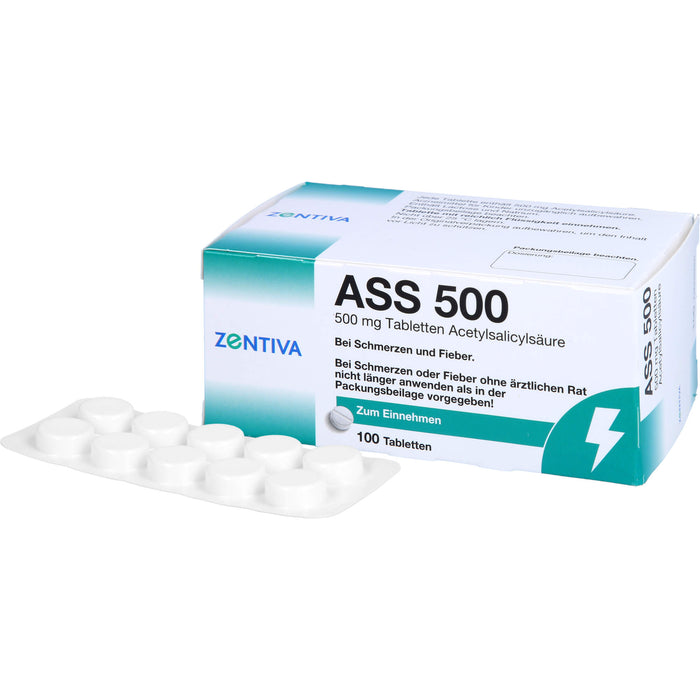 ASS 500, Tabletten, 100 St TAB