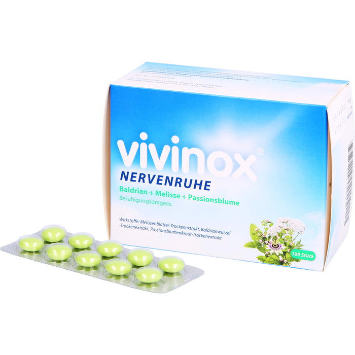 vivinox Nervenruhe Beruhigungsdragees, 100 pcs. Tablets