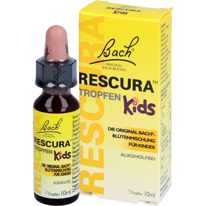 Bach Original Bach-Blüten RESCURA Tropfen Kids alkoholfrei, 10 ml Lösung