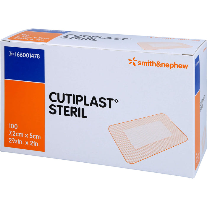 CUTIPLAST steril Wundverband 5x7,2 cm, 100 St VER