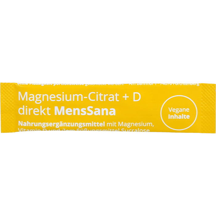 Magnesium-Citrat + D direkt MensSana, 60 St PUL