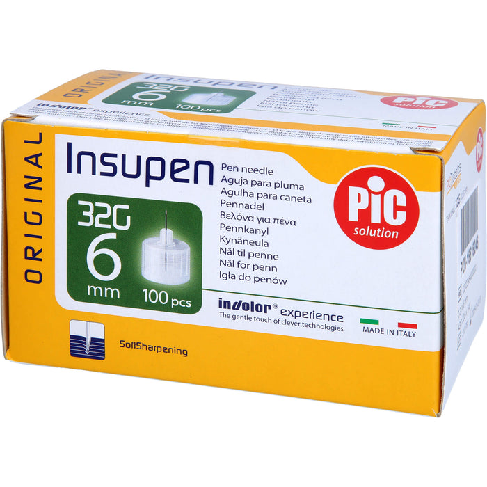 Insupen Pen Nadeln Original 32G 6mm, 100 St KAN