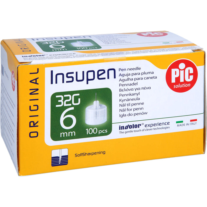 Insupen Pen Nadeln Original 32G 6mm, 100 St KAN