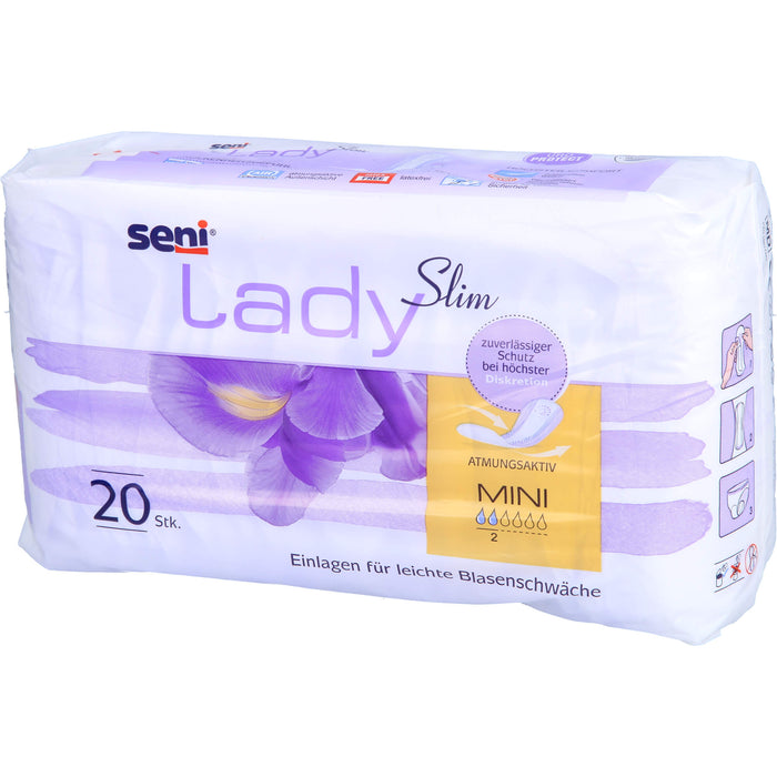 Seni Lady Slim mini Inkontinenzeinlagen, 20 pc Dépôts