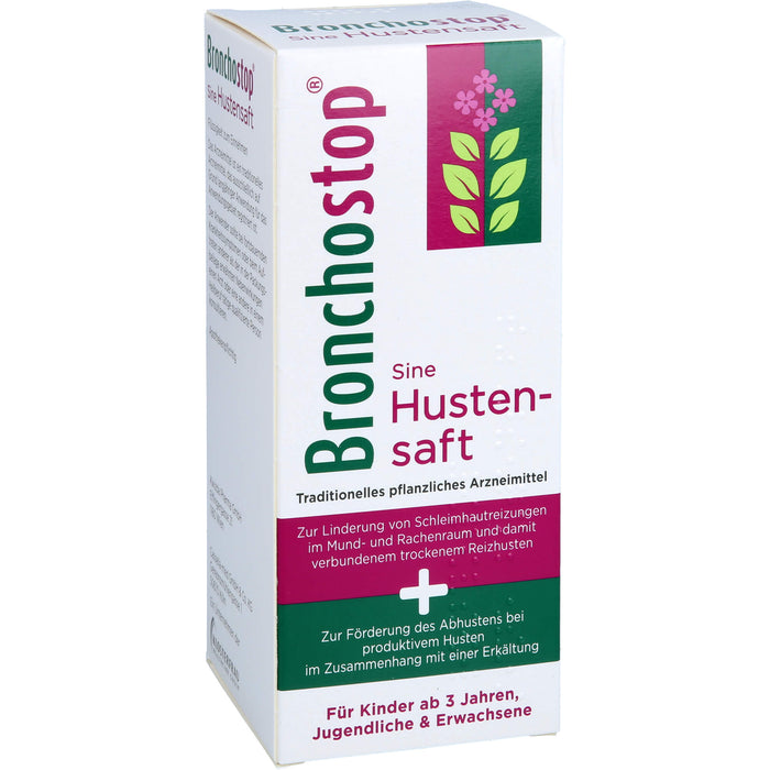 Bronchstop Sine Hustensaft, 200 ml Lösung