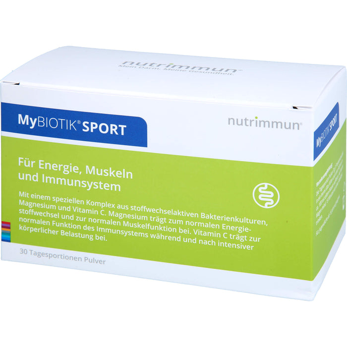 MyBIOTIK SPORT Pulver für Energie, Muskeln und das Immunsystem, 30 pcs. Sachets